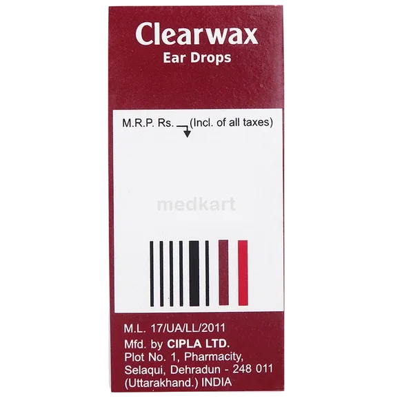 clearwax ear drops 10 ml